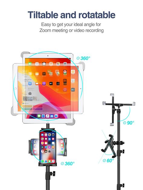ipad adjustable stand|elitehood iPad Tripod Stand, 65.